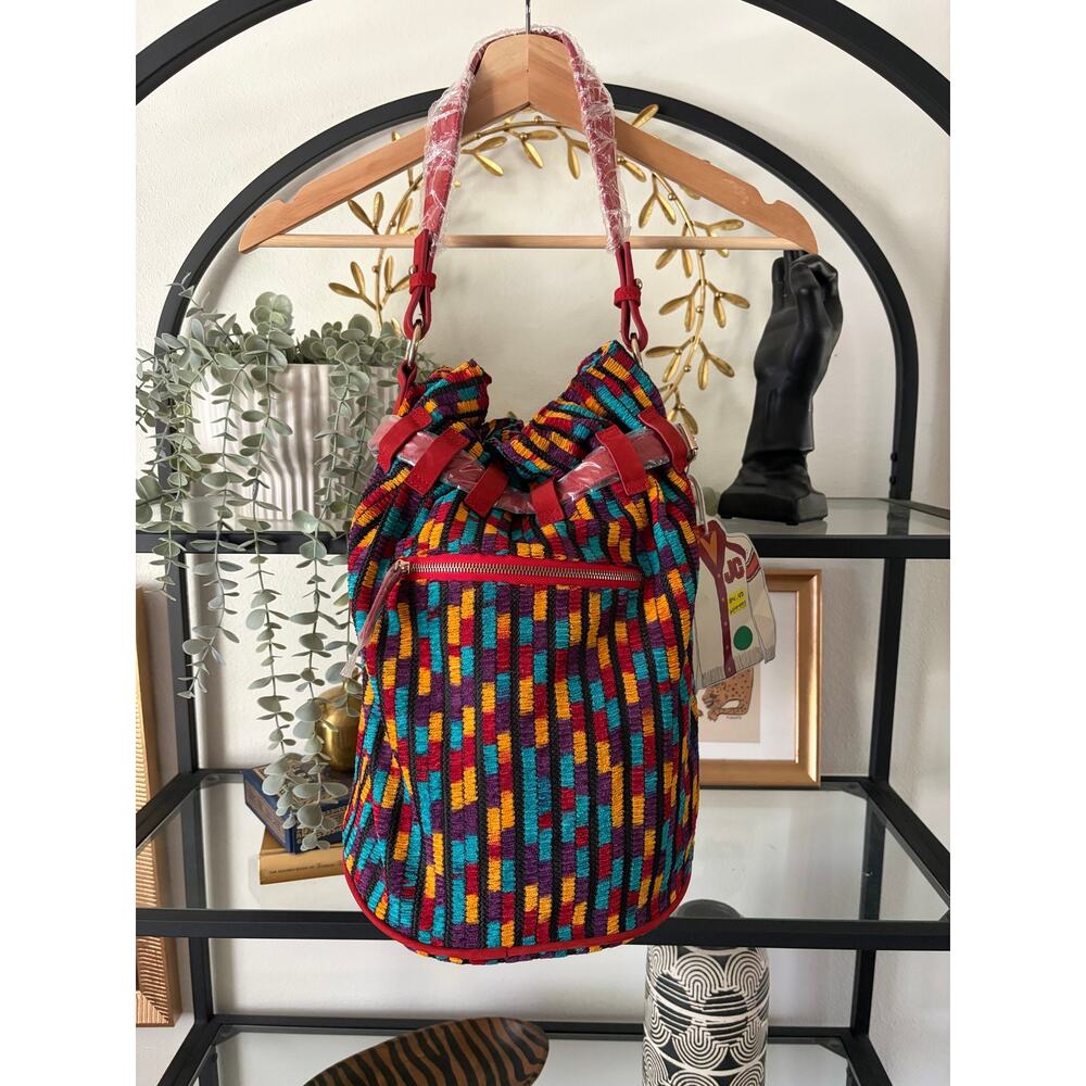 Jeffrey Campbell Girls We Hated In High School Woven Handbag NWT Rare